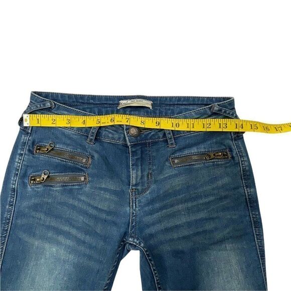 Free People Moto Zip Pocket Skinny Jean - Picture 4 of 5